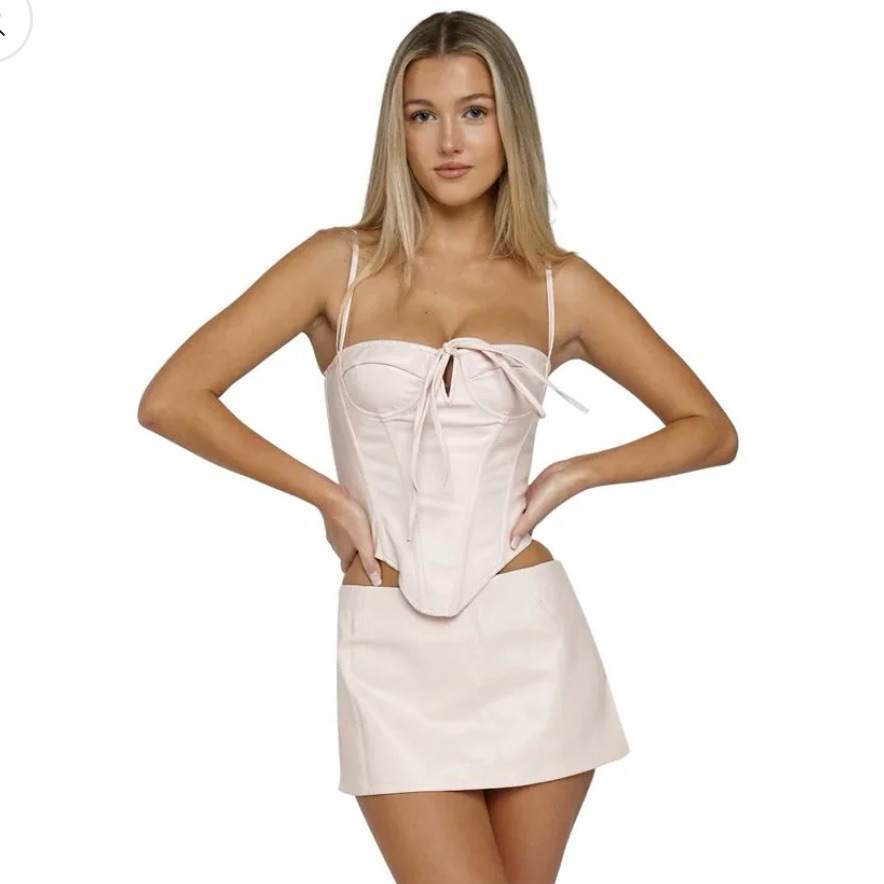 Nwt Miaou Aphex Corset Pink